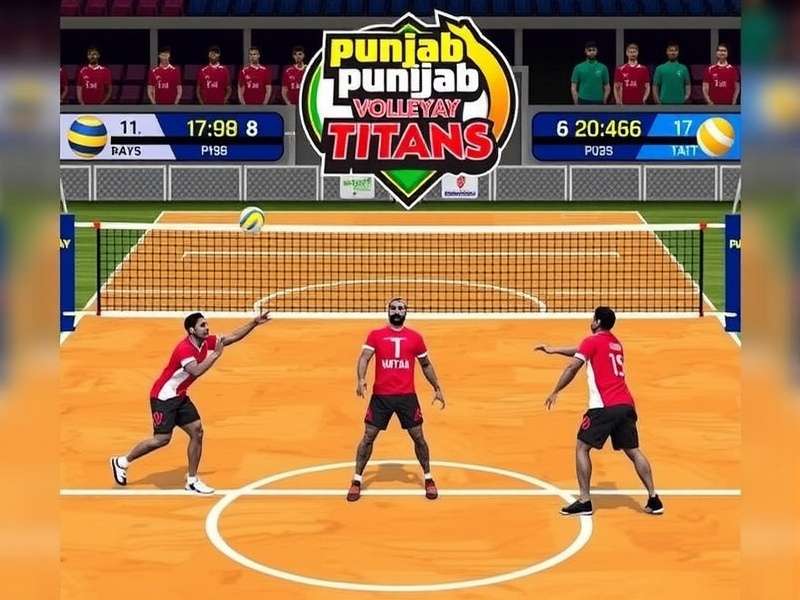 Punjab Volley Titans Gameplay Screenshot